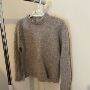 GREY WOOL SWEATER